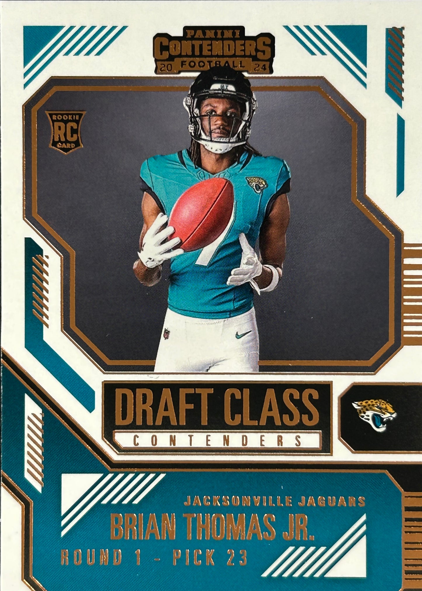 Brian Thomas Jr. Draft Class Bronze Rookie Jaguars