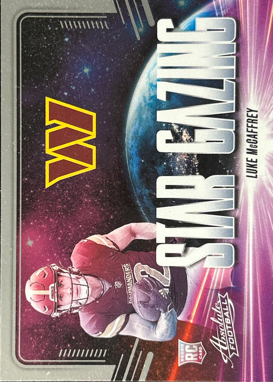 Luke McCaffrey Star Gazing Rookie Commanders