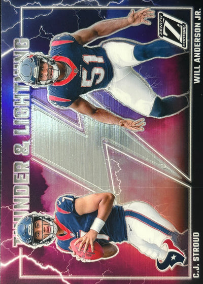 CJ Stroud Will Anderson Jr. Lightning & Thunder Texans