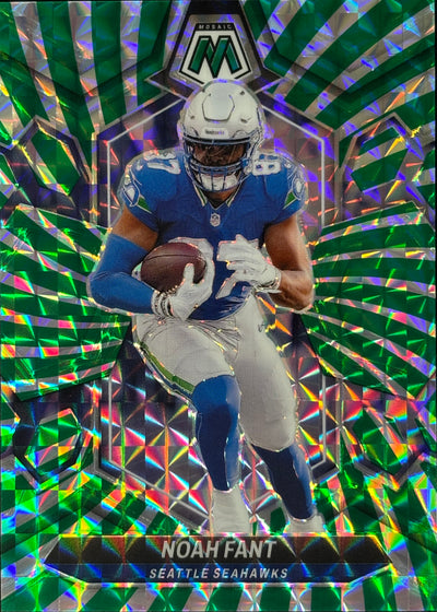 Noah Fant Mosaic Green Swirl /13 Bengals Seahawks