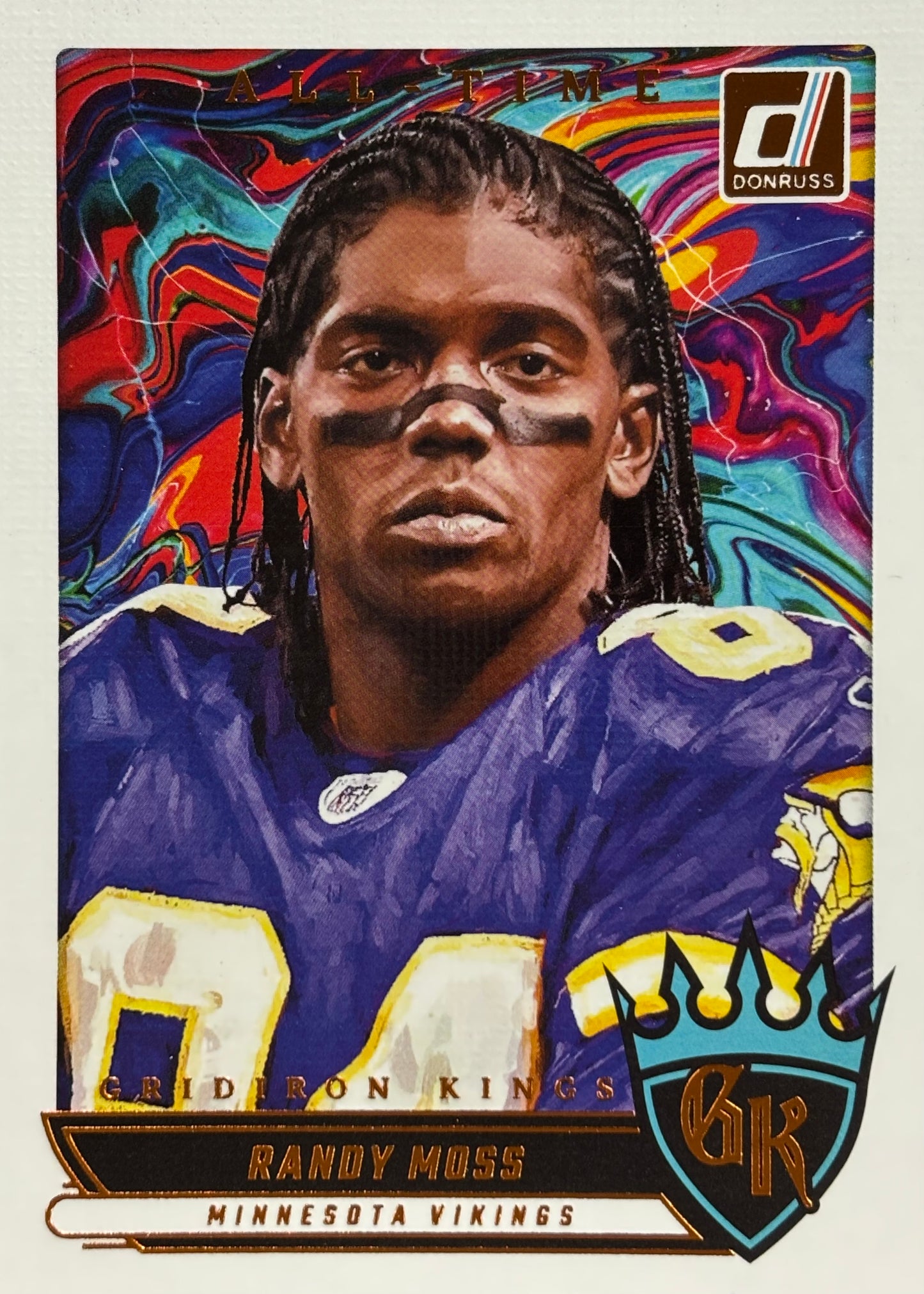 Randy Moss Gridiron Kings Vikings Sports Card