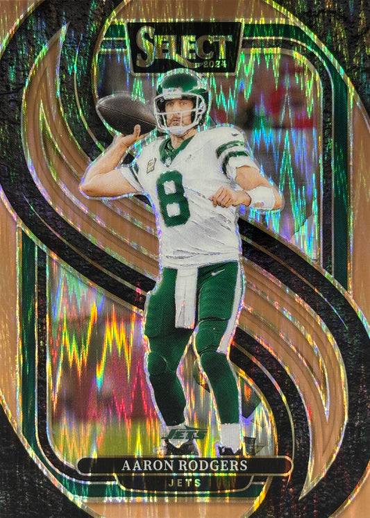 Aaron Rodgers Select Bronze Shock /299 Jets