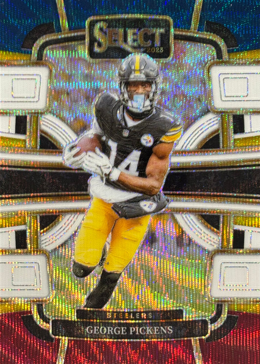 George Pickens Select Tri-Color /259 Steelers Cowboys