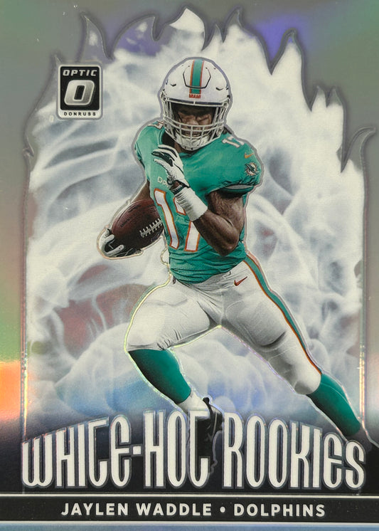 Jaylen Waddle White Hot Rookies Dolphins