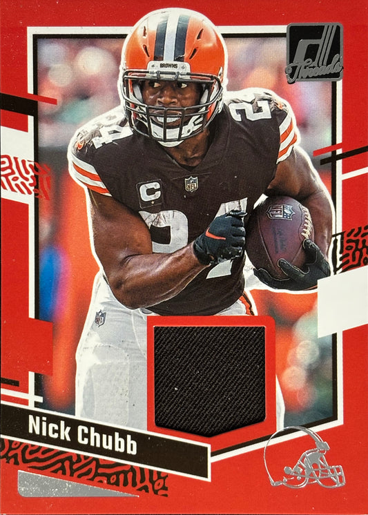 Nick Chubb Donruss Patch Browns