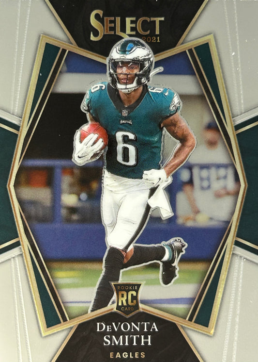 Devonta Smith Select Premier Level Rookie Eagles