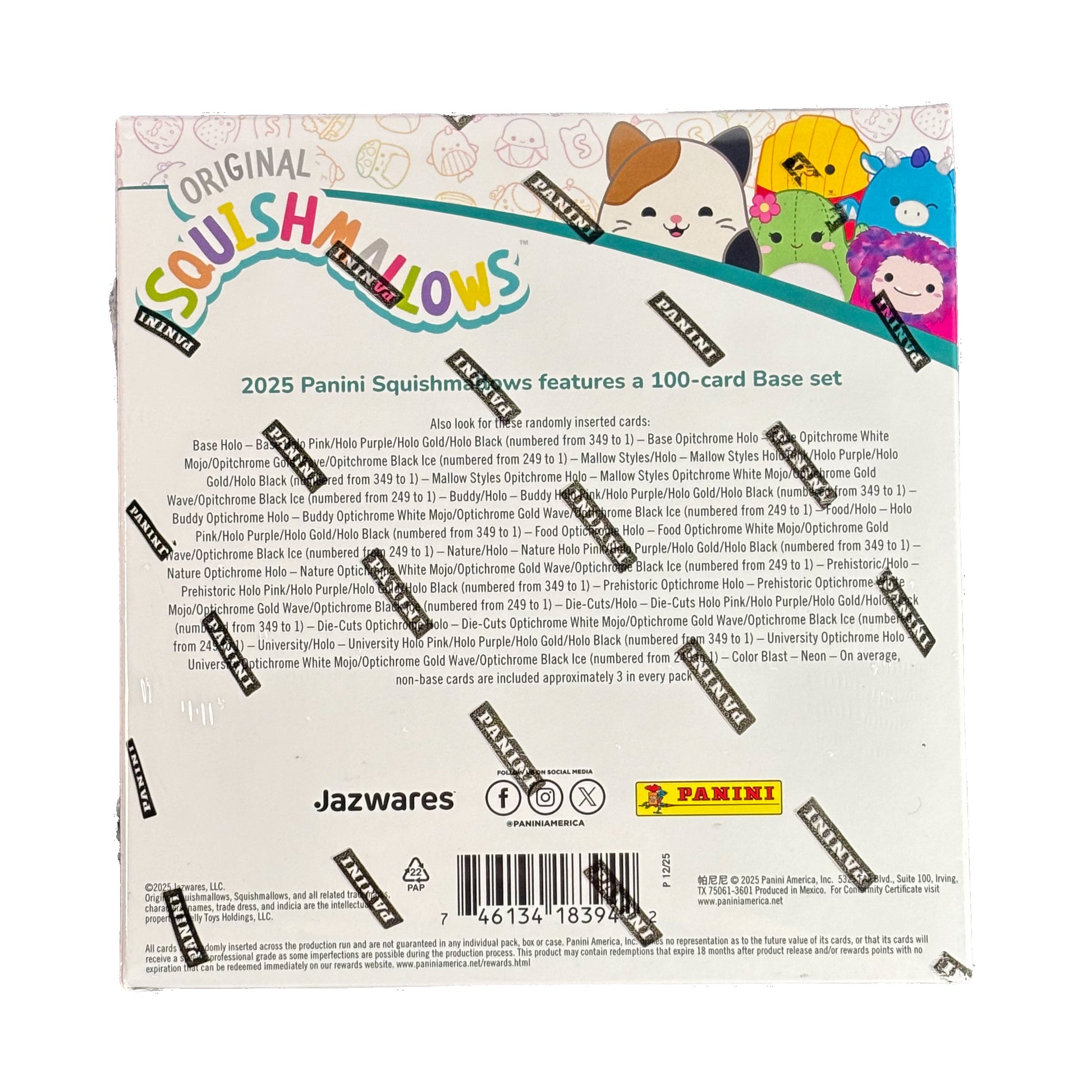 Squishmallows 2025 Panini Series 2 Mega Box (60 Cards) Sports Card