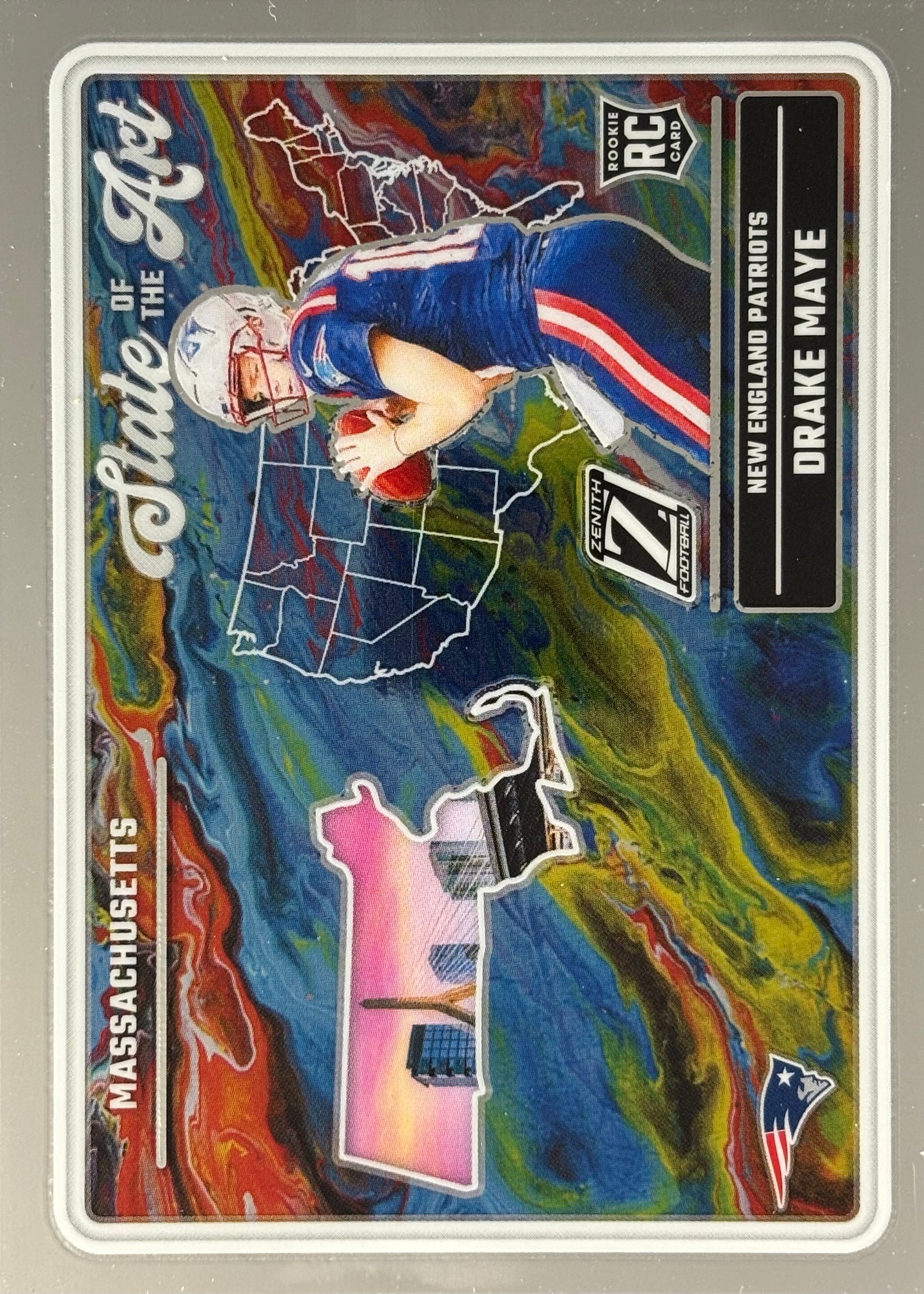 Drake Maye State of the Art Rookie Patriots Sports Card
