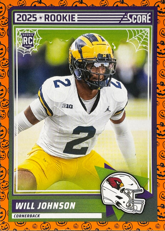 Will Johnson Score-A-Treat Pumpkins Rookie Cardinals