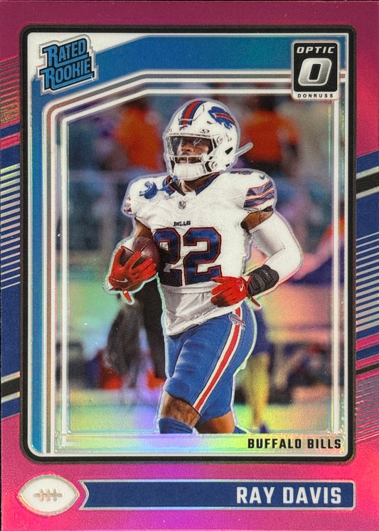 Ray Davis Optic Pink Rookie Bills