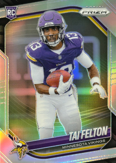 Tai Felton Prizm Silver Rookie Vikings
