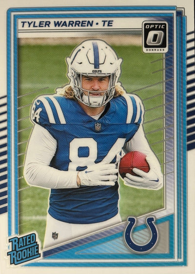 Tyler Warren Optic Rated Rookie Colts Sports Card