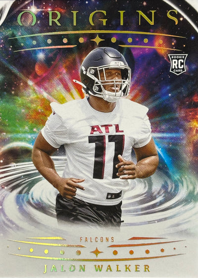 Jalon Walker Origins Rookie Falcons Sports Card