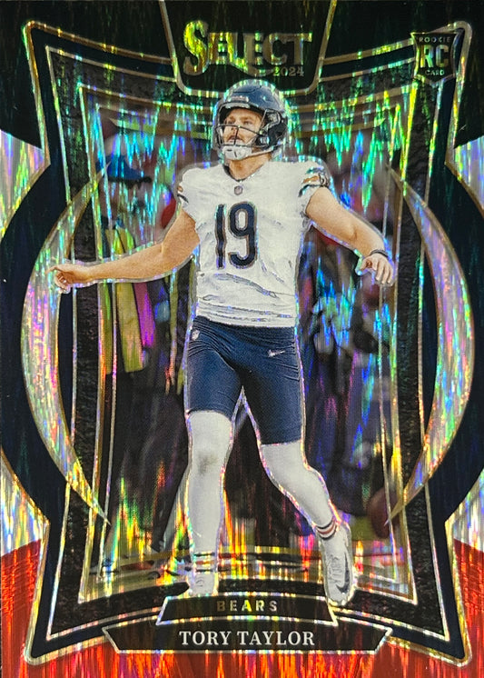 Tory Taylor Select Black Red Shock Rookie Bears