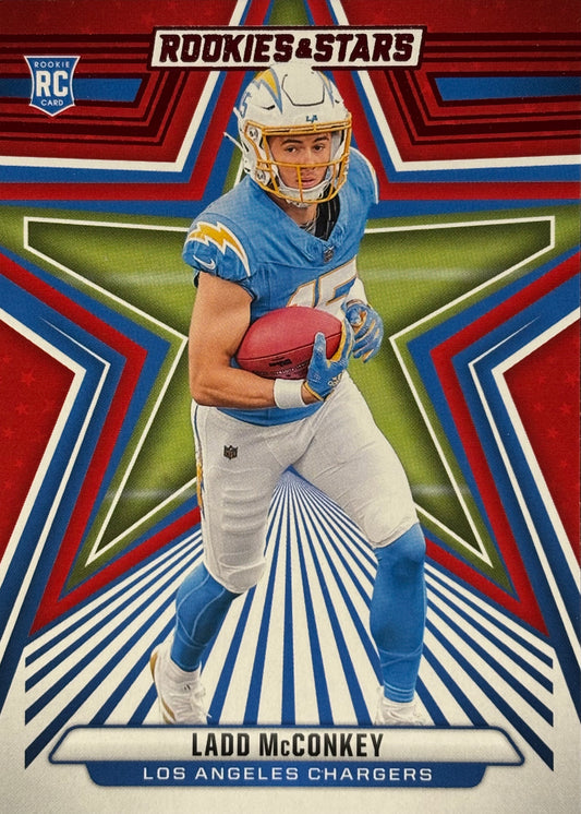 Ladd McConkey R&S Red Rookie Chargers