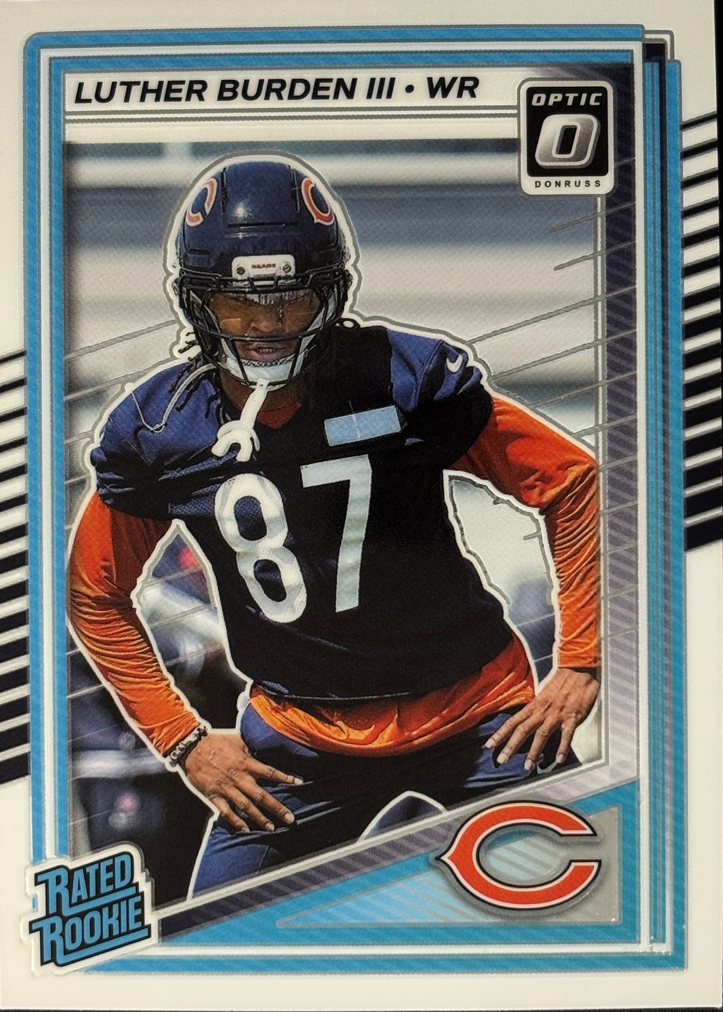 Luther Burden Optic Rated Rookie Bears Sports Card