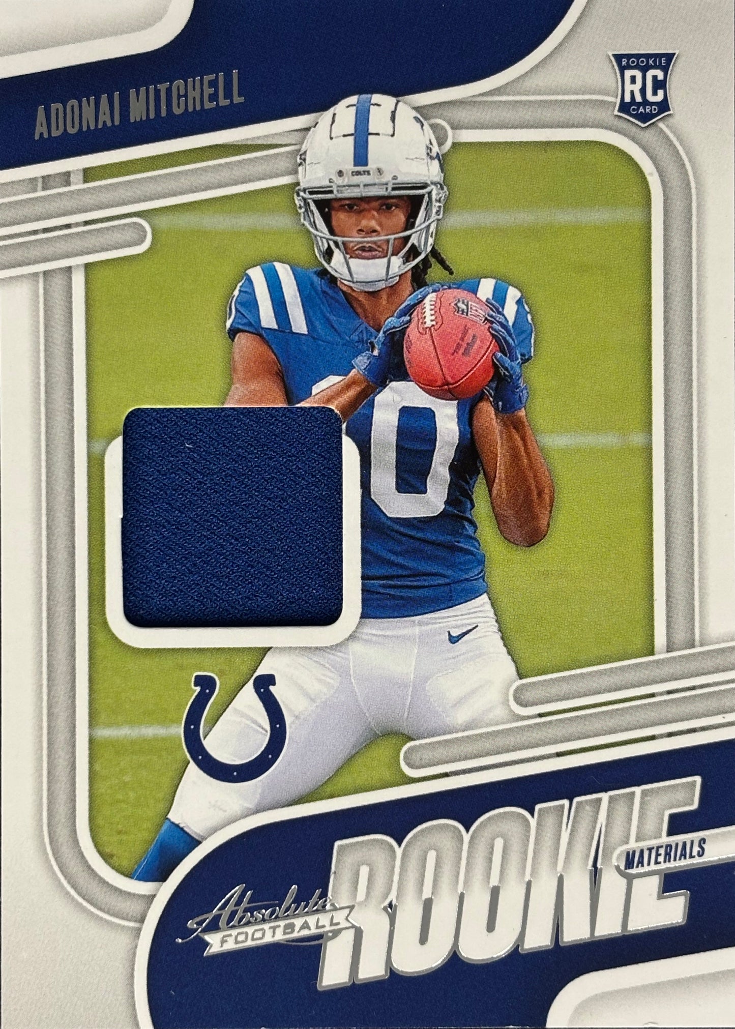 Adonai Mitchell Absolute Rookie Patch Colts