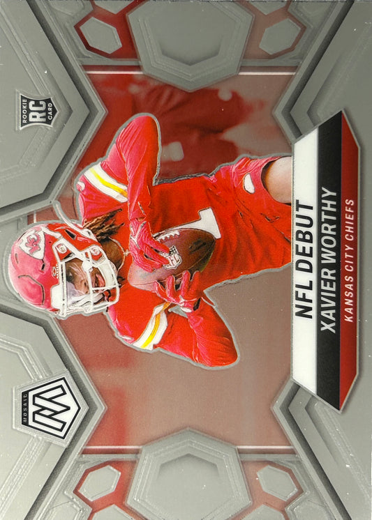 Xavier Worthy Mosaic NFL Debut Rookie Chiefs