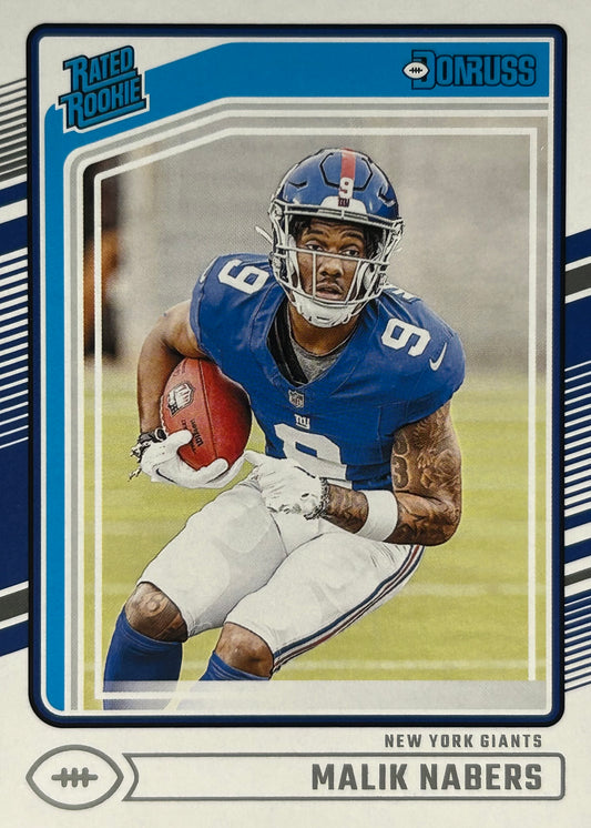 Malik Nabers Donruss Rated Rookie