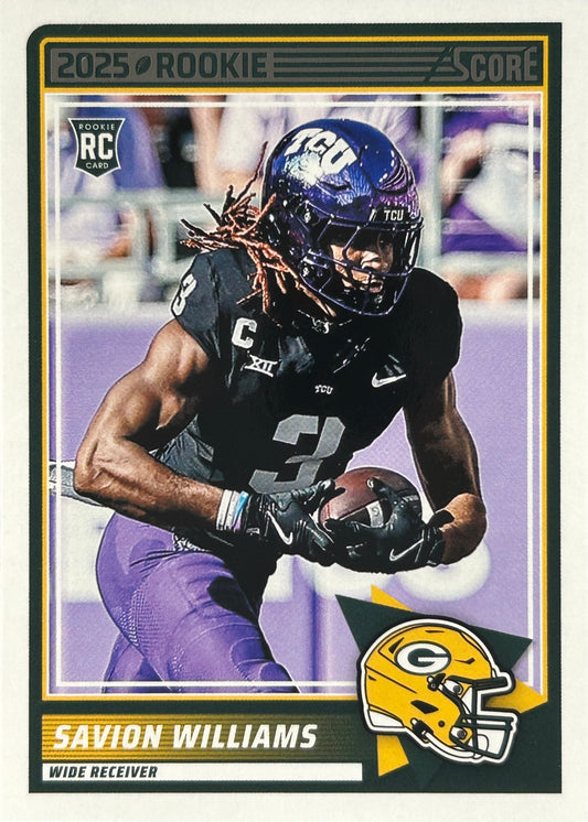 Savion Williams Score Rookie Packers