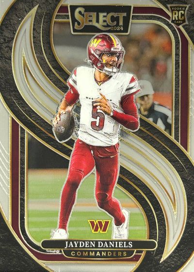 Jayden Daniels Select Rookie Premier Level Commanders
