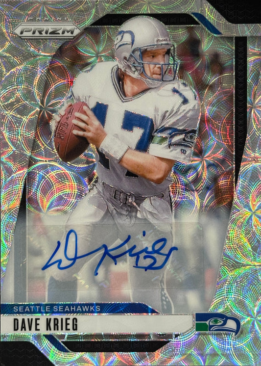 Dave Krieg Prizm Choice Auto /100 Seahawks