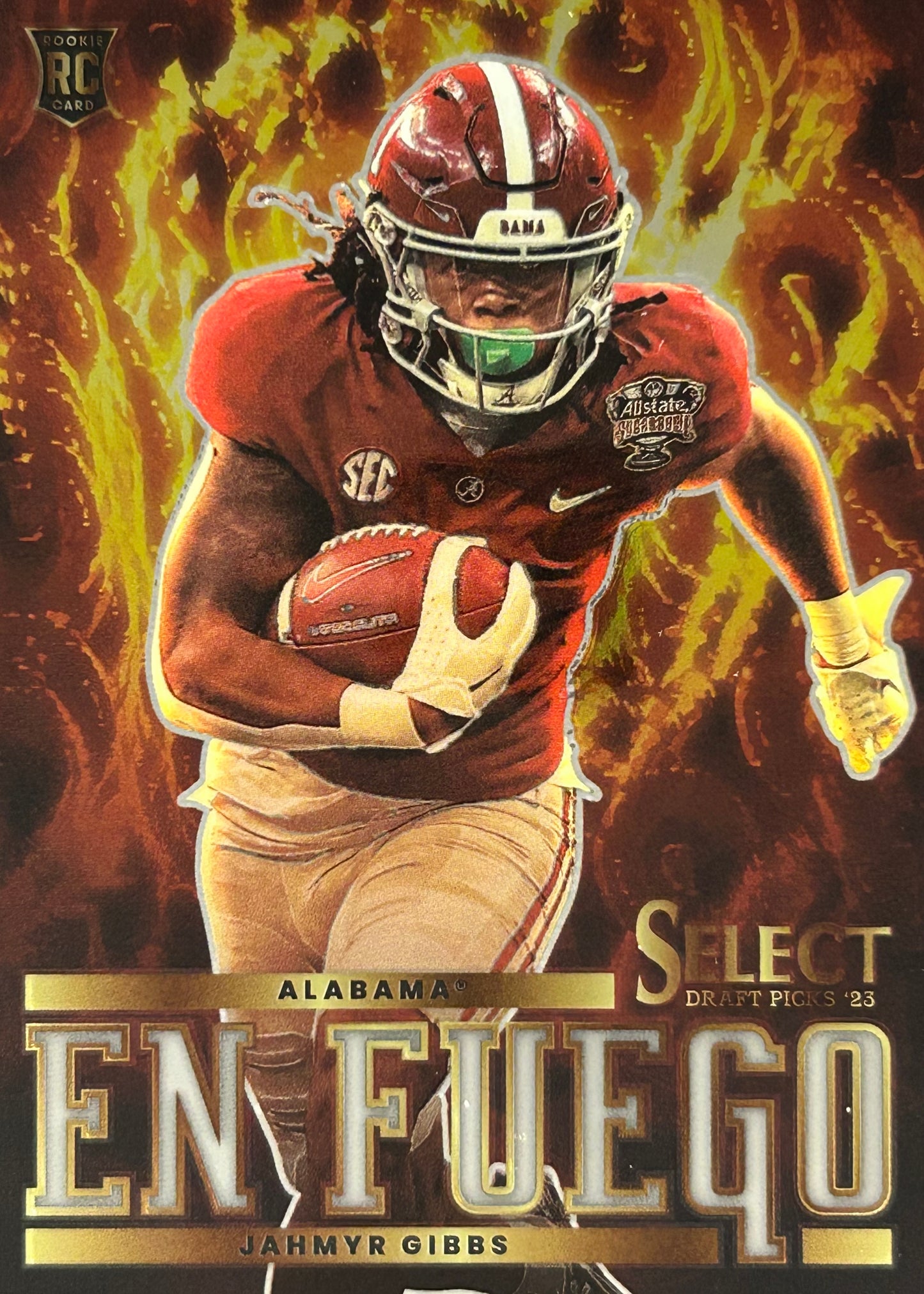 Jahmyr Gibbs En Fuego Rookie Lions Sports Card