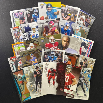 25x Rookie Football Card Value Lot #5A-R
