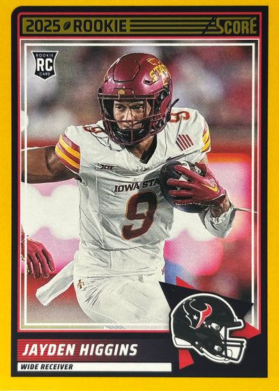 Jayden Higgins Score Gold Rookie Texans