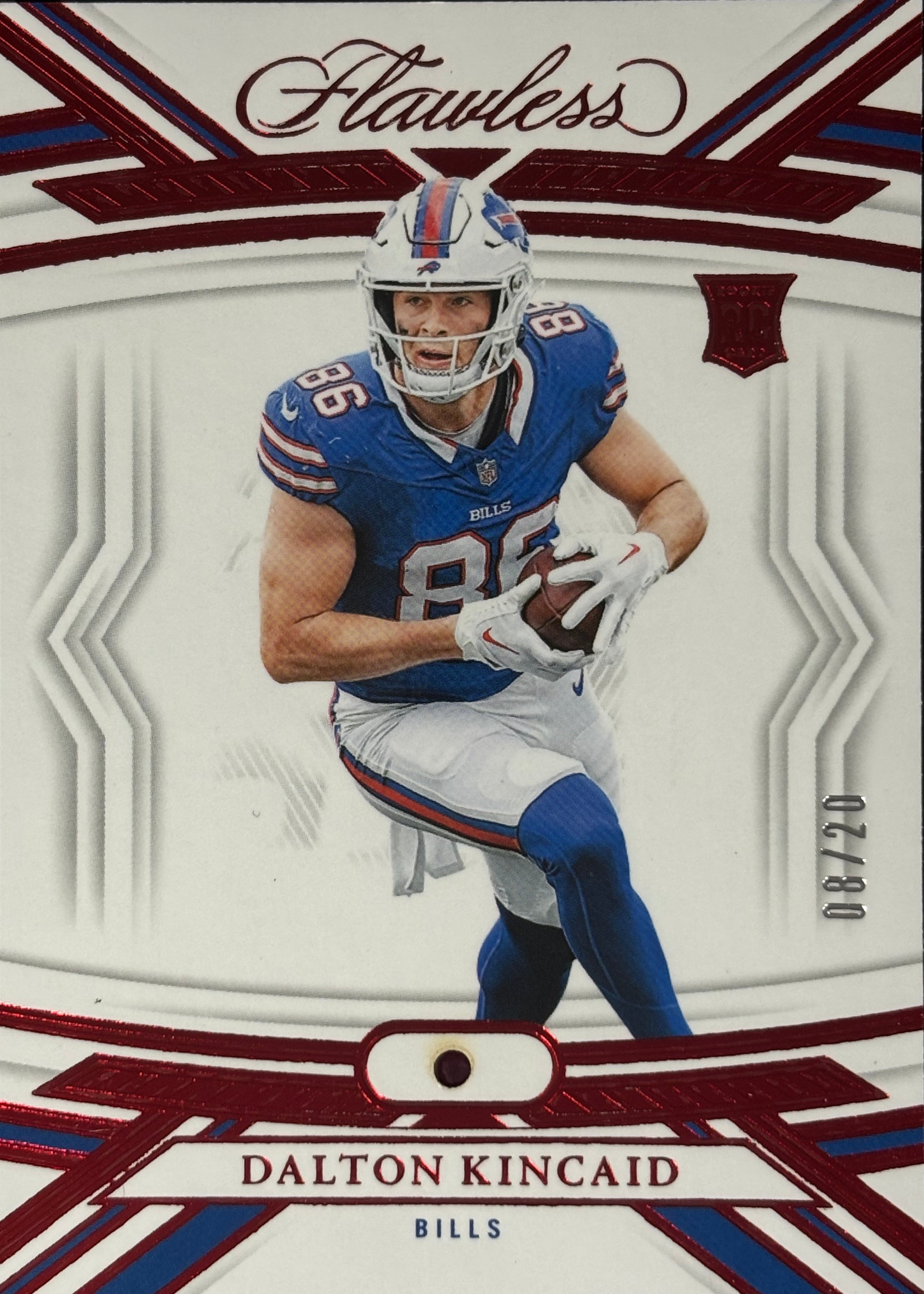 Dalton Kincaid Flawless Ruby /20 Rookie Bills – Wayne Collection