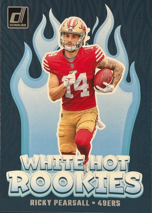 Ricky Pearsall White Hot Rookies 49ers