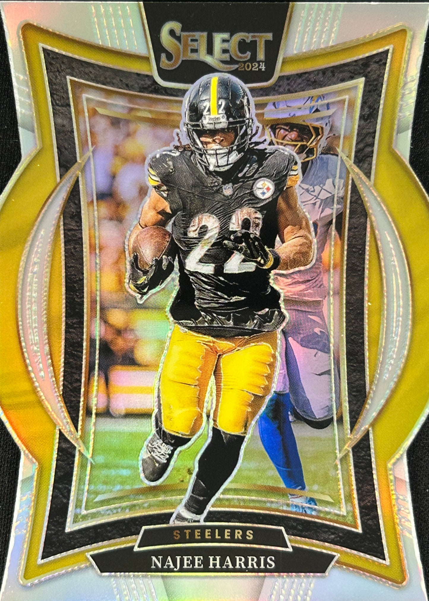 Najee Harris Select Silver Die-Cut Steelers