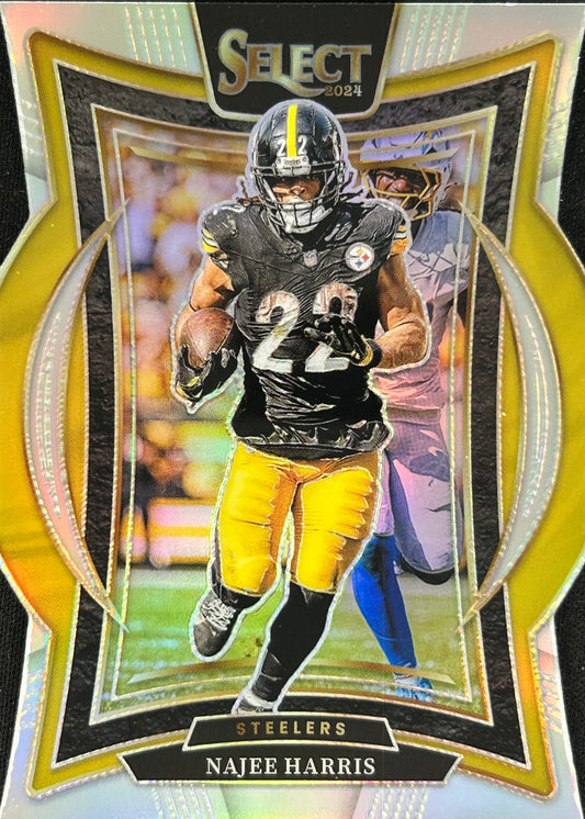 Najee Harris Select Silver Die-Cut Steelers