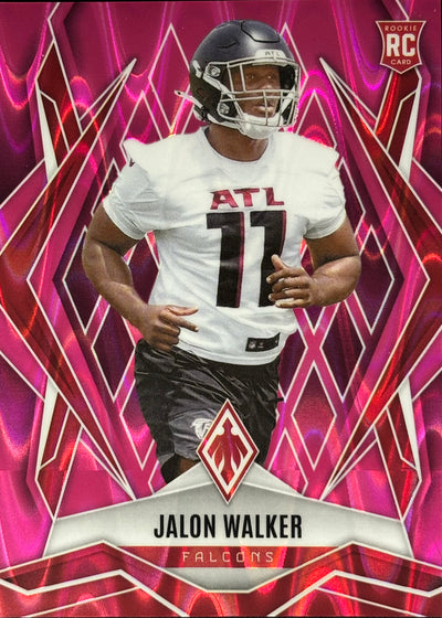 Jalon Walker Phoenix Pink Seismic /75 Rookie Falcons