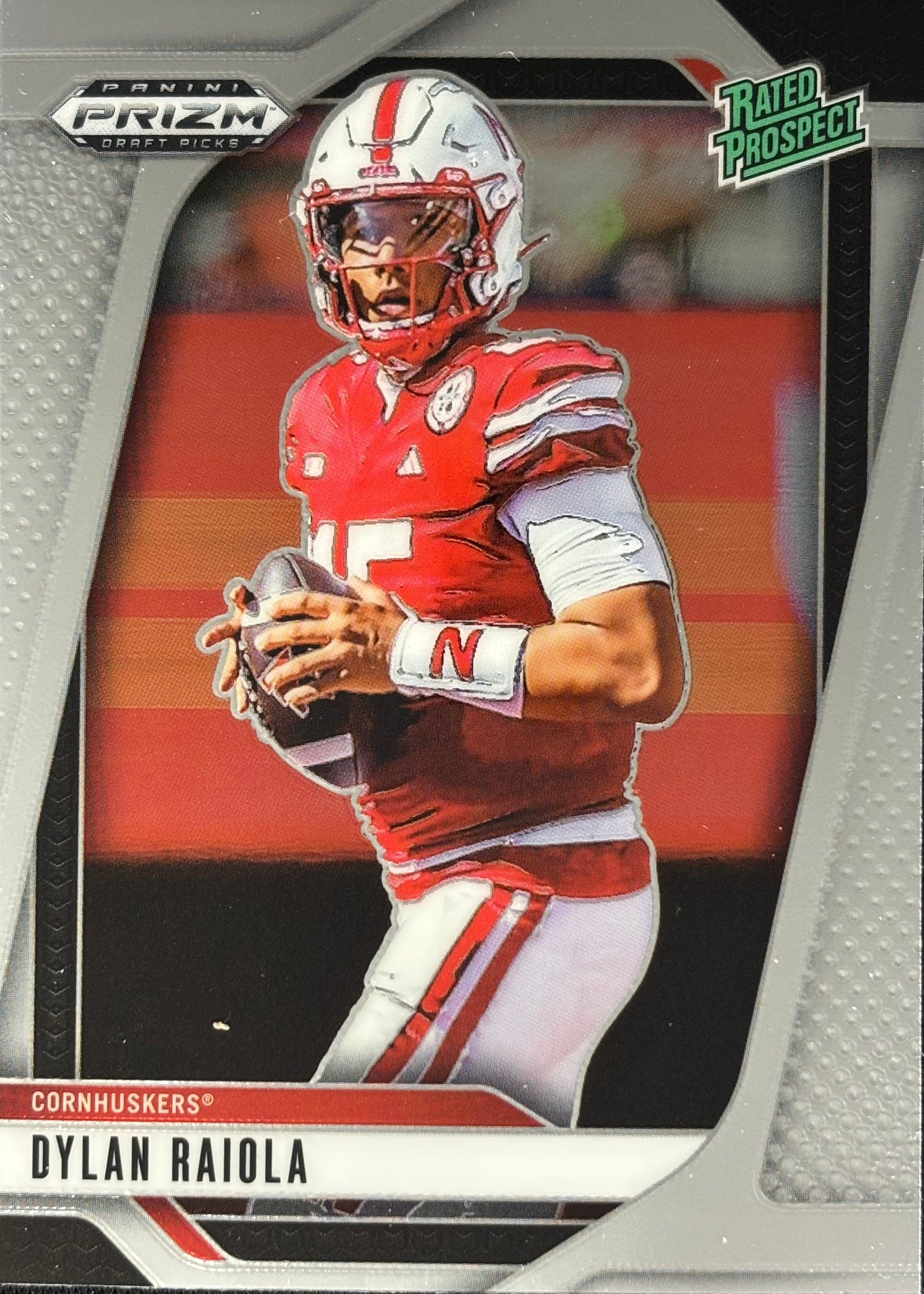 Dylan Raiola Prizm Draft Rated Prospect Sports Card