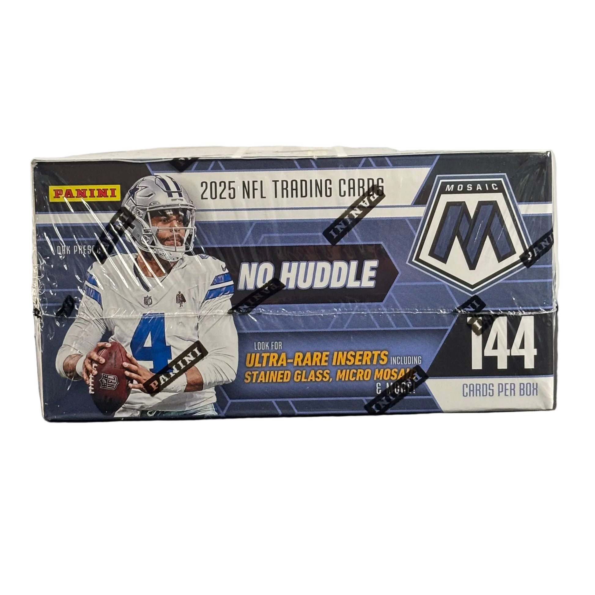 2025 Panini Mosaic No Huddle Box NFL (1 Auto + 10 No Huddle Parallels) Sports Card