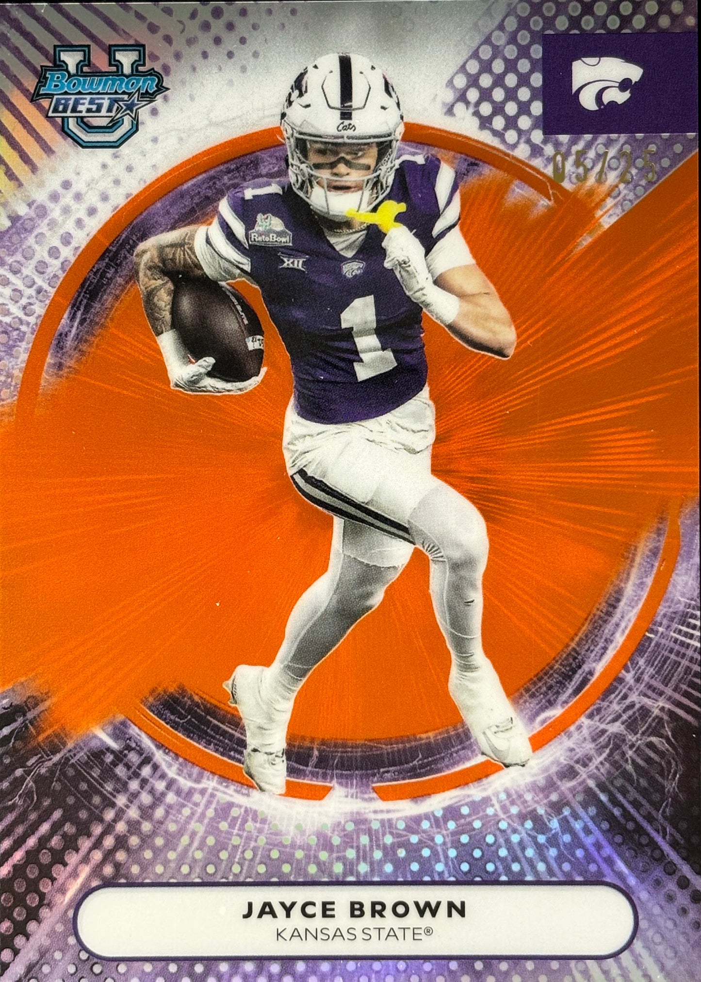 Jayce Brown Bowman Best Orange /25