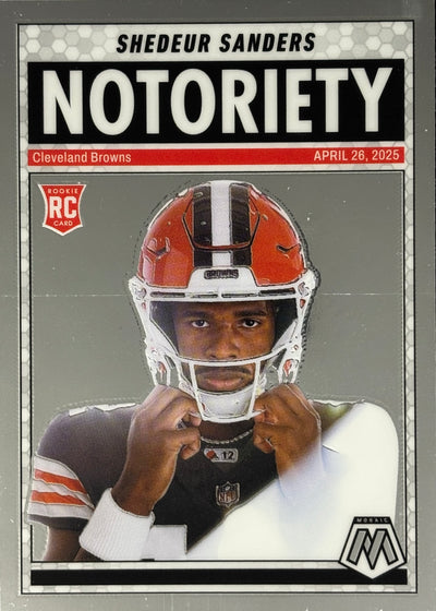 Shedeur Sanders Mosaic Notoriety Rookie Browns