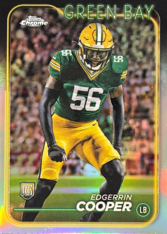 Edgerrin Cooper Topps Chrome Refractor Rookie Packers