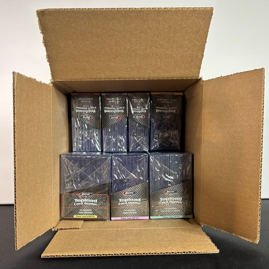 Ultimate BCW Toploader Card Holder Supplies Kit (Thick Toploaders & Sleeves)