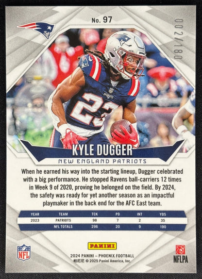 Kyle Dugger 2024 Phoenix Stars /180 Patriots