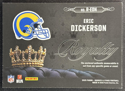 Eric Dickerson 2025 Panini Rookies & Stars Royalty Rams 1 back