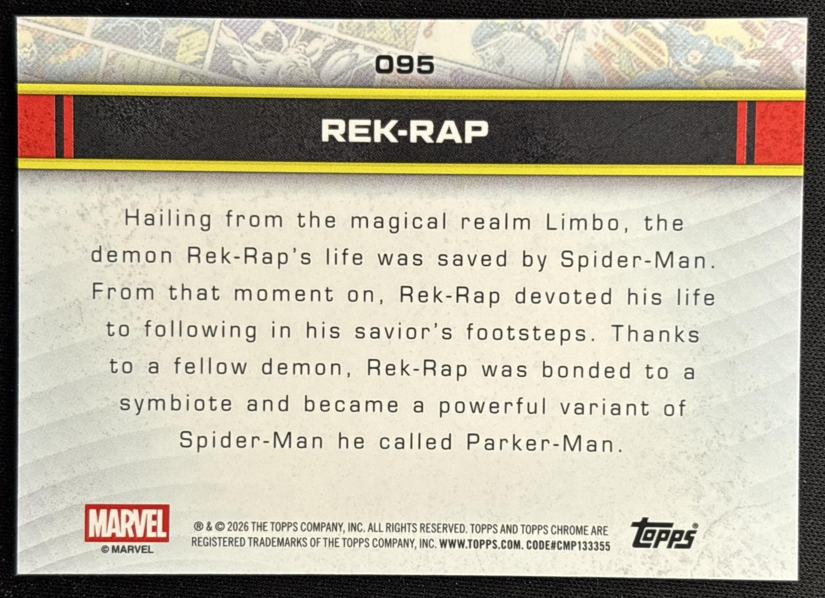 Rek-Rap 2026 Topps Chrome Marvel Comics