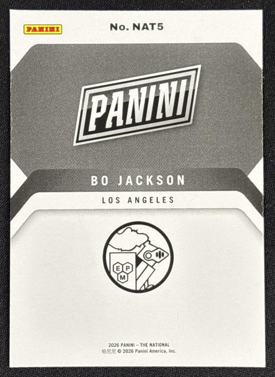 Bo Jackson 2026 Panini NSCC National Promo Set Raiders Sports Trading Cards