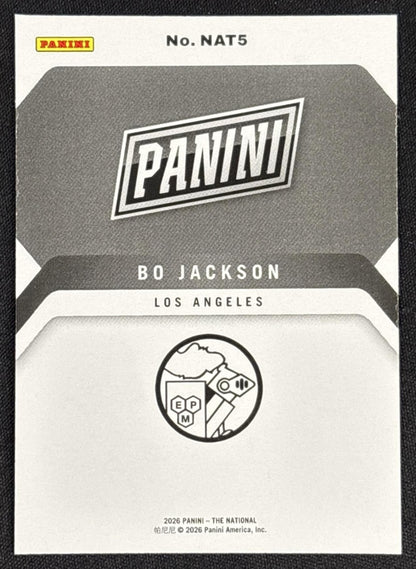 Bo Jackson 2026 Panini NSCC National Promo Set Raiders Sports Trading Cards