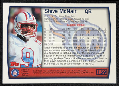 Steve McNair 1999 Topps Titans