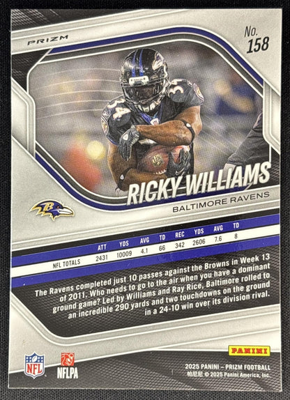 Ricky Williams 2025 Panini Prizm Neon Green Pulsar
