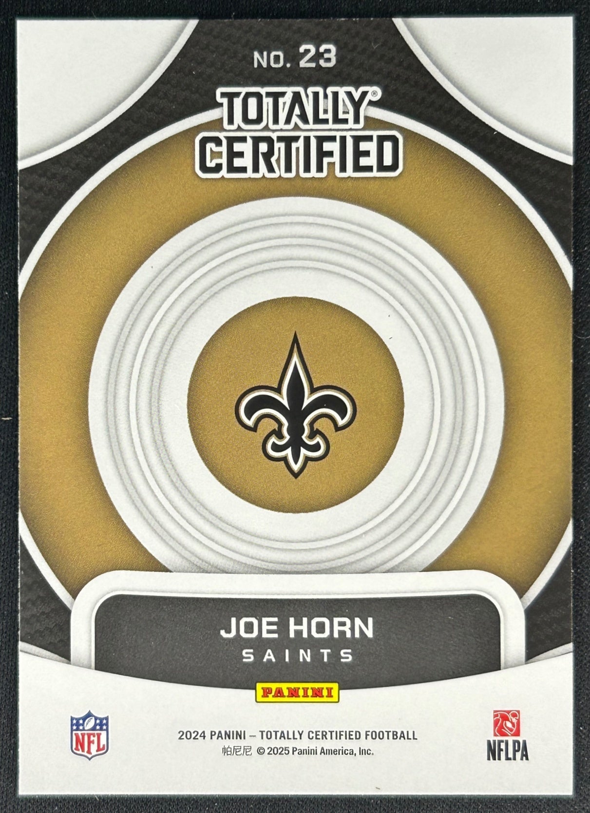 Joe Horn 2024 Panini Totally Certified On Target Saints Sports Trading Cards