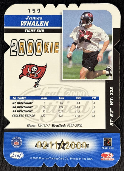 James Whalen 2000 Leaf Certified Rookie Die Cuts /2000 Sports Trading Cards