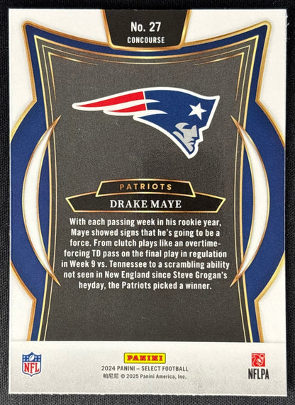 Drake Maye 2024 Select Concourse Patriots
